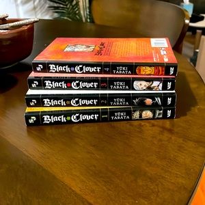 Black Clover Manga Bundle Volumes 1-4 English